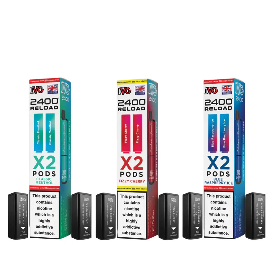 IVG - 2400 2 IN 1 - REFILL PODS (PACK OF 5)