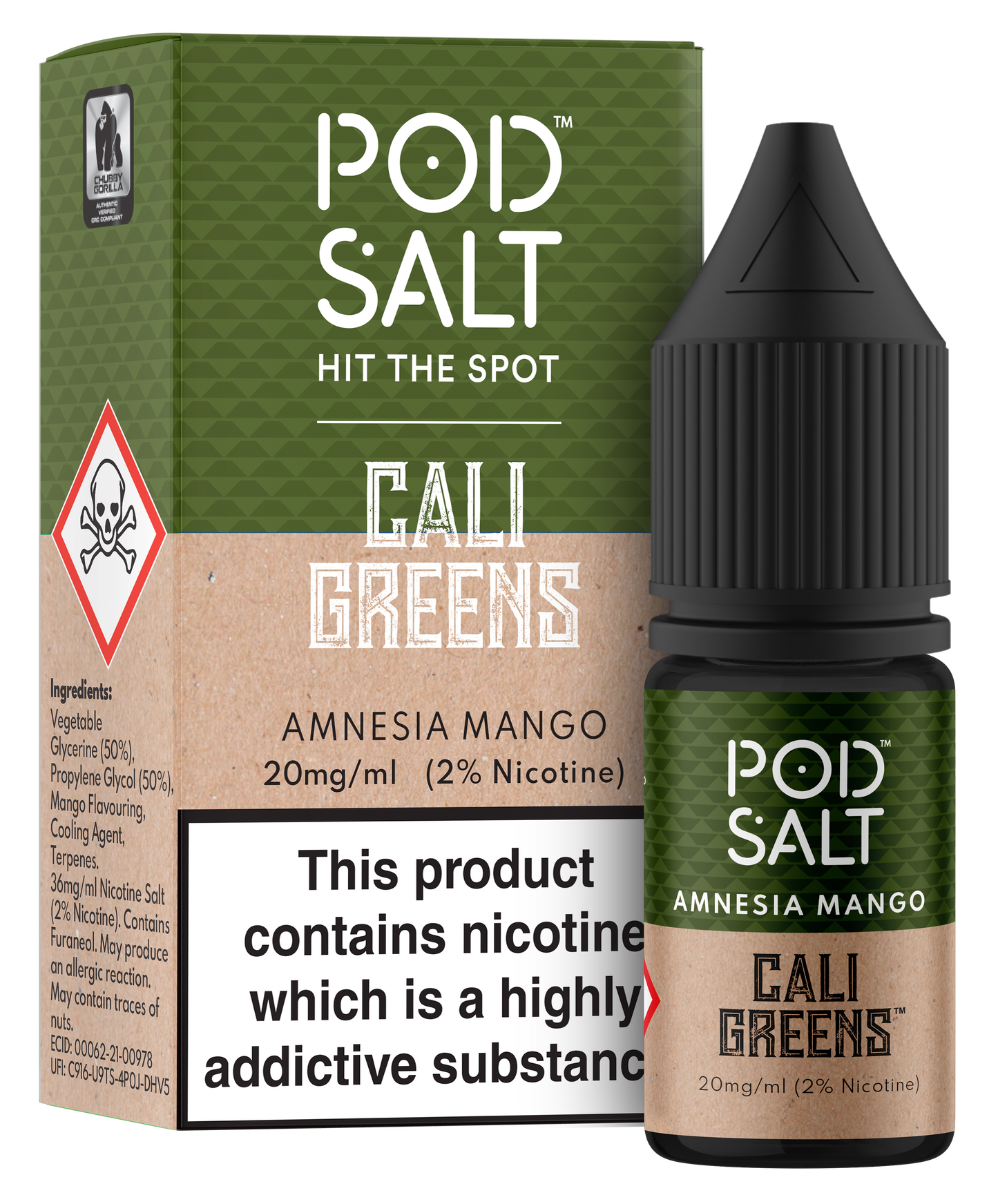 Pod Salt Fusions Nic Salts