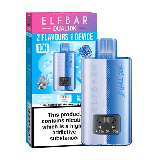 Elf Bar Dual 10K Disposable Vape Kit 20mg