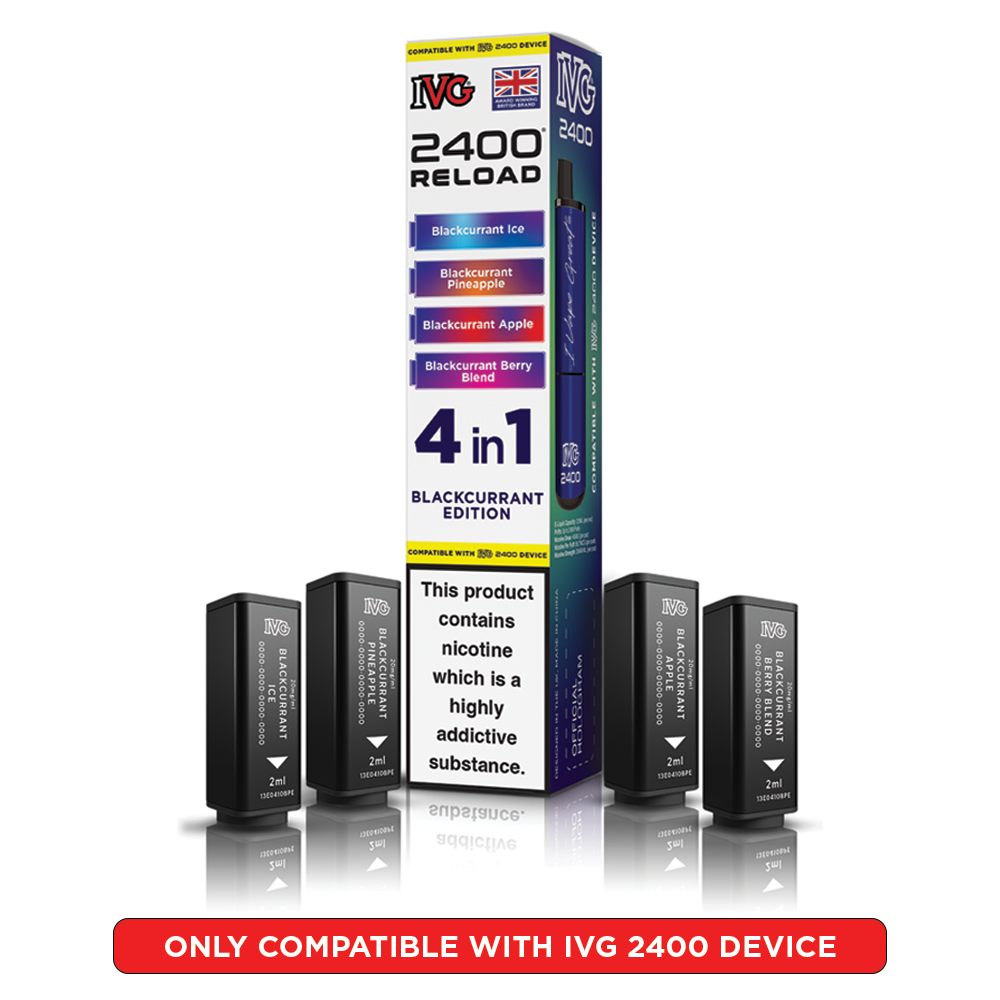 IVG - 2400 4 IN 1 - REFILL PODS (PACCK OF 5)