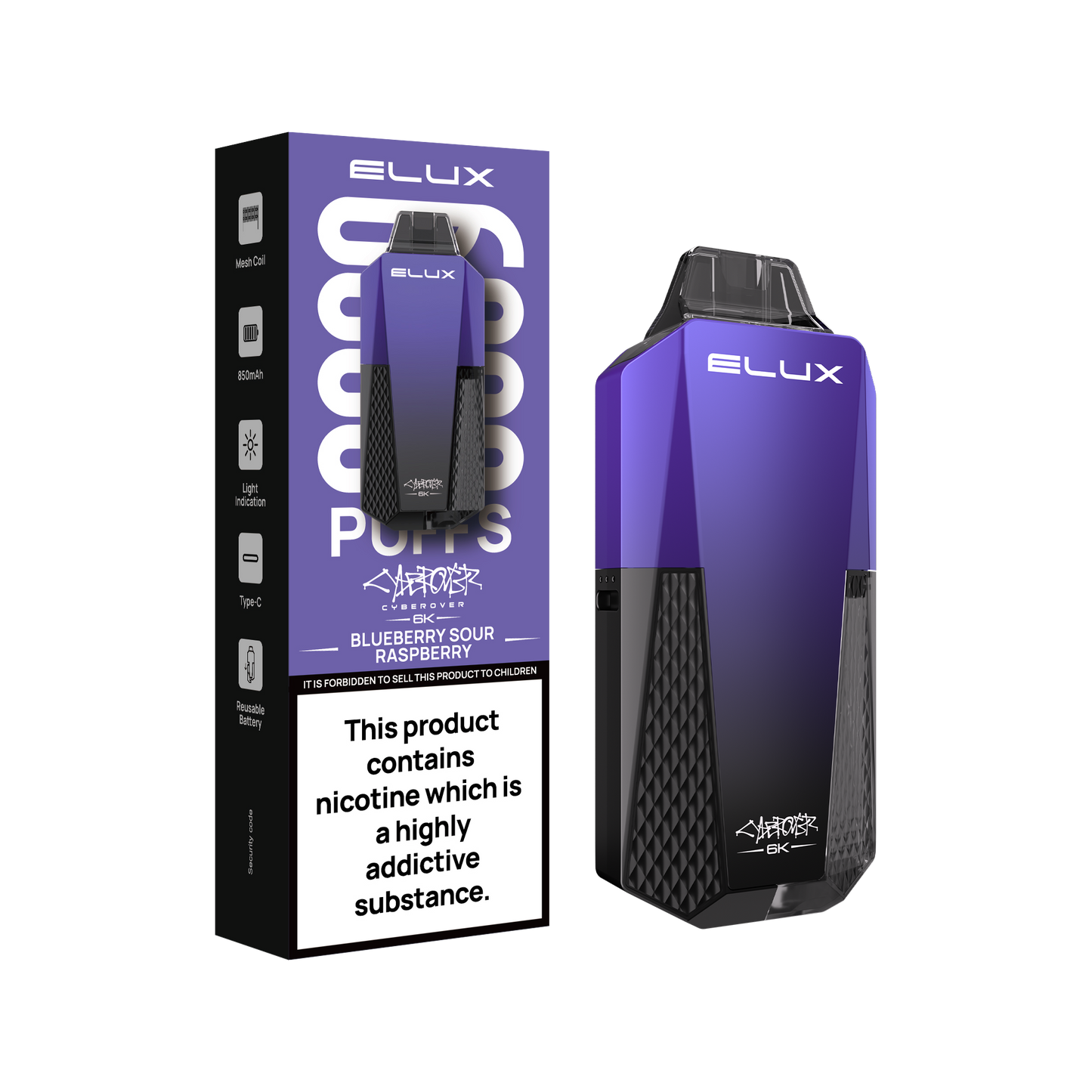 ELUX - CYBEROVER 6K - REFILL PODS (PACK OF 5)