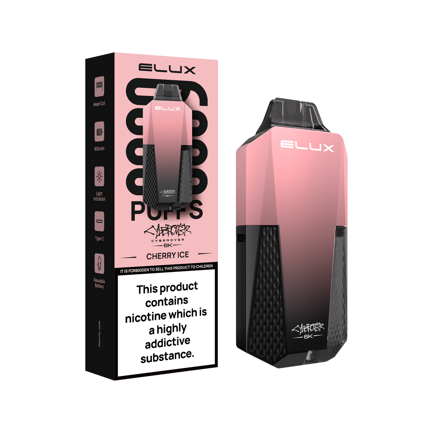 ELUX - CYBEROVER 6K - REFILL PODS (PACK OF 5)