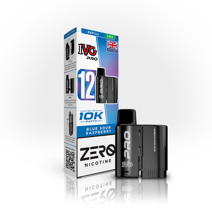 IVG - PRO 12ML ZERO NICOTINE - REFILL PODS