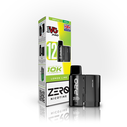 IVG - PRO 12ML ZERO NICOTINE - REFILL PODS