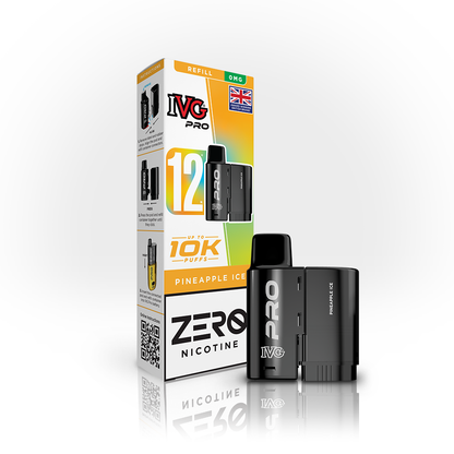 IVG - PRO 12ML ZERO NICOTINE - REFILL PODS
