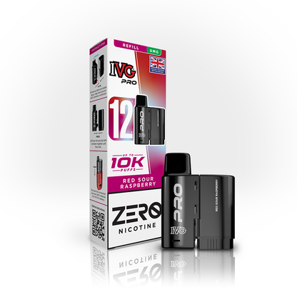IVG - PRO 12ML ZERO NICOTINE - REFILL PODS