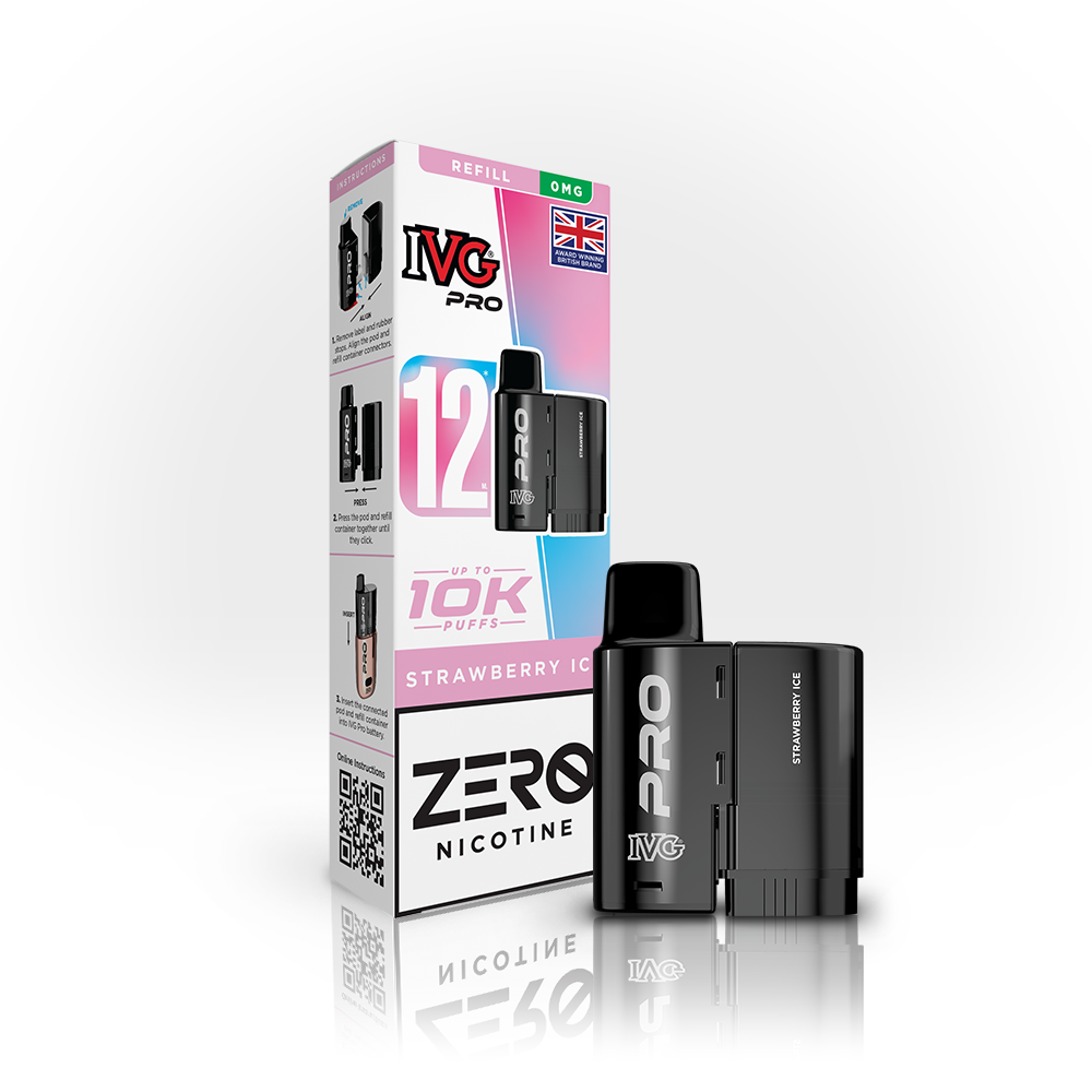 IVG - PRO 12ML ZERO NICOTINE - REFILL PODS