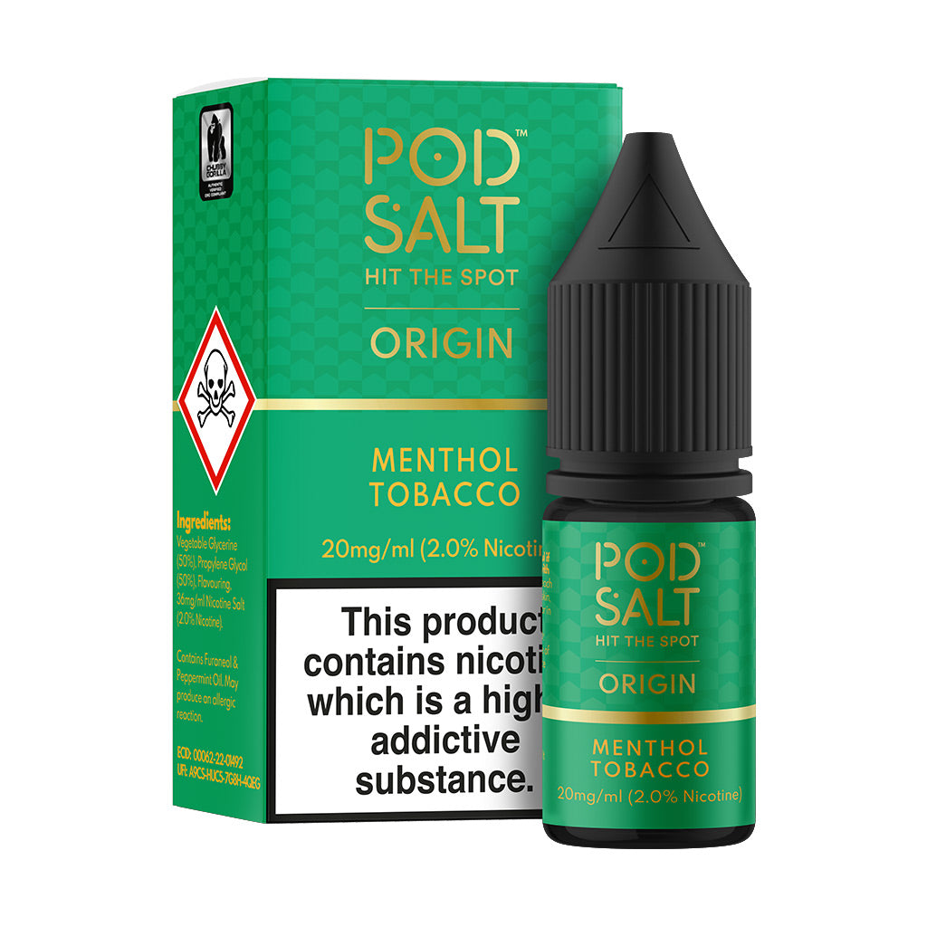 Pod Salt Origin Nic Salts