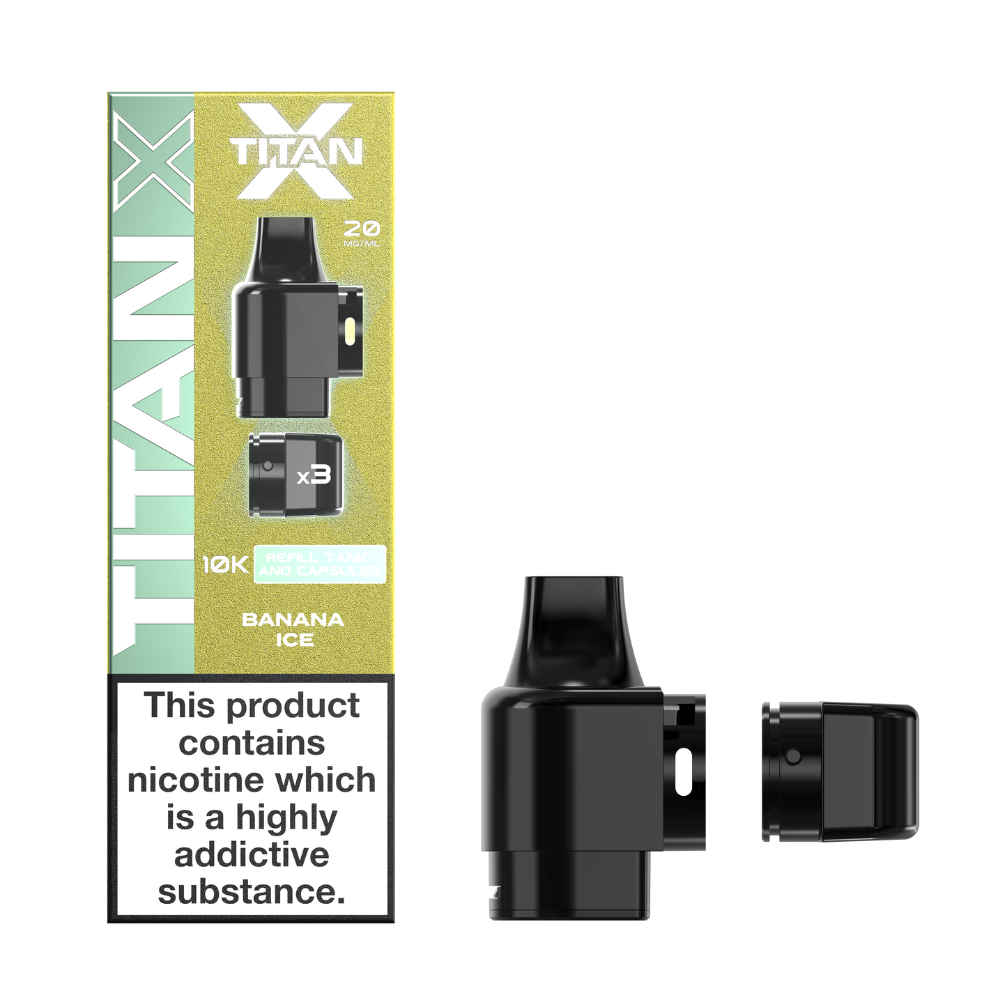 TITAN X - 10K - REFILL PODS (PACK OF 10)