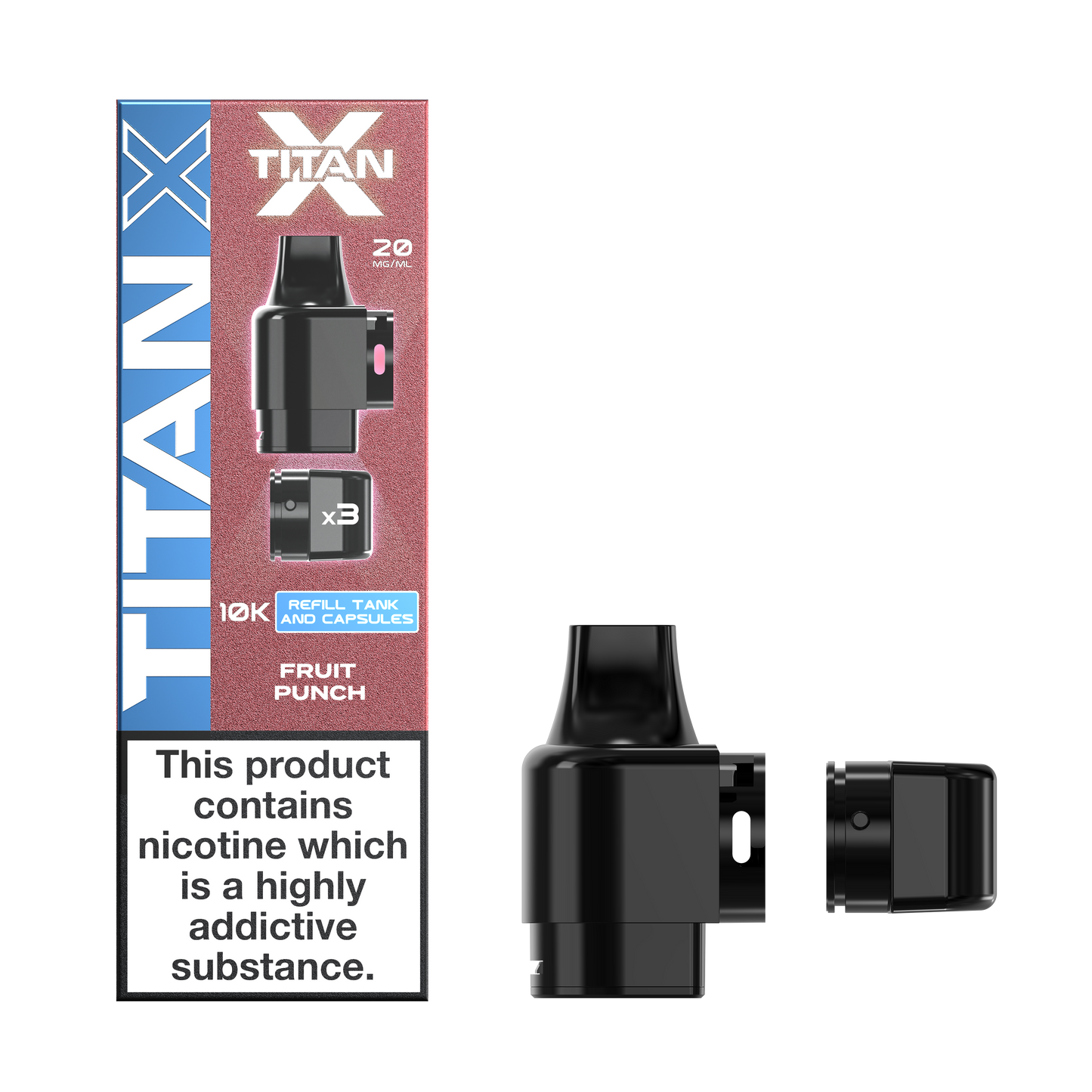 TITAN X - 10K - REFILL PODS (PACK OF 10)