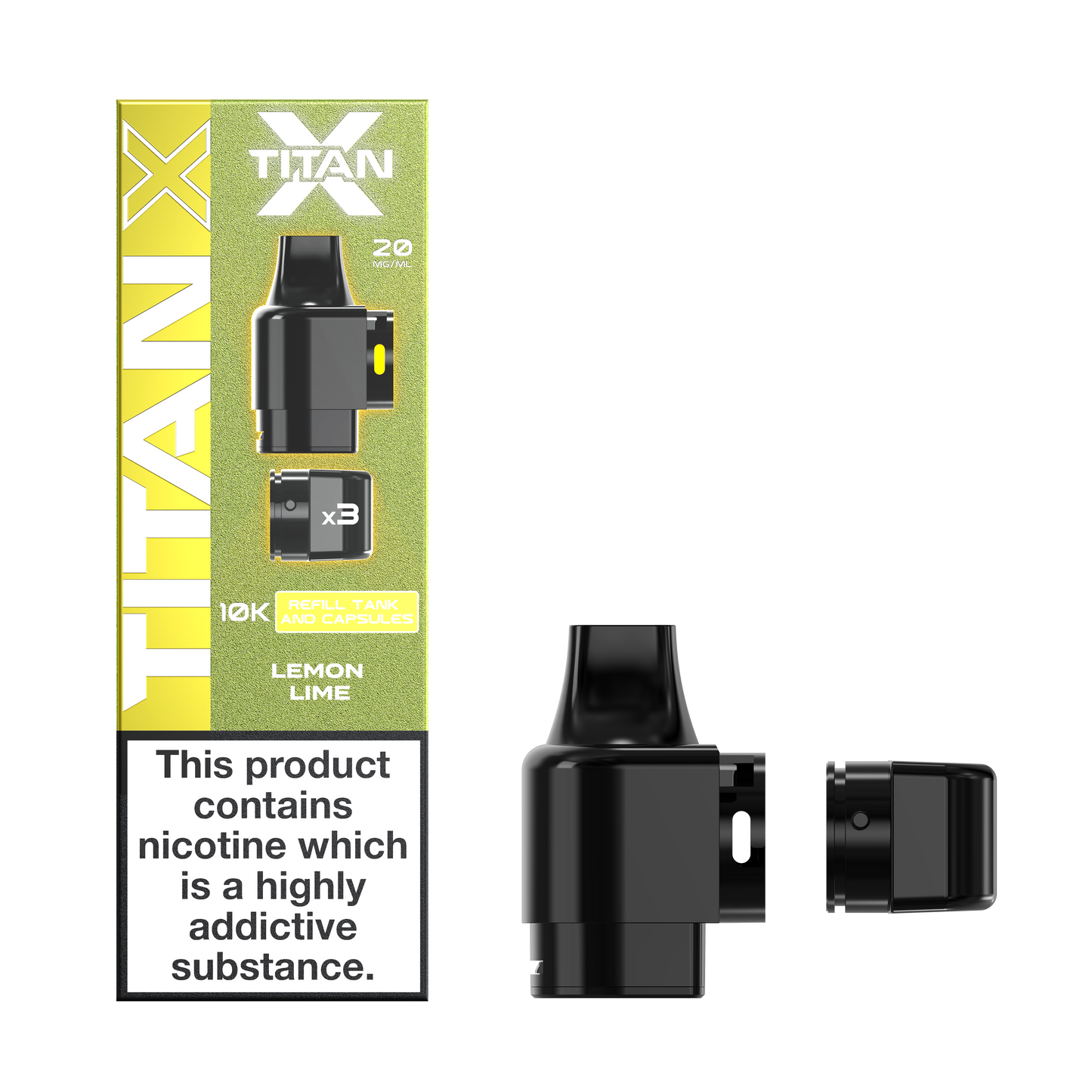 TITAN X - 10K - REFILL PODS (PACK OF 10)