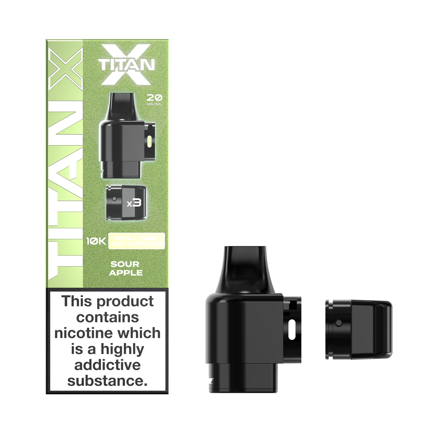 TITAN X - 10K - REFILL PODS (PACK OF 10)