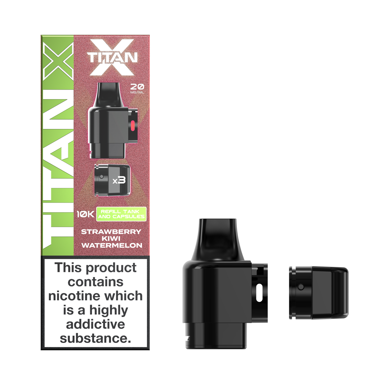 TITAN X - 10K - REFILL PODS (PACK OF 10)