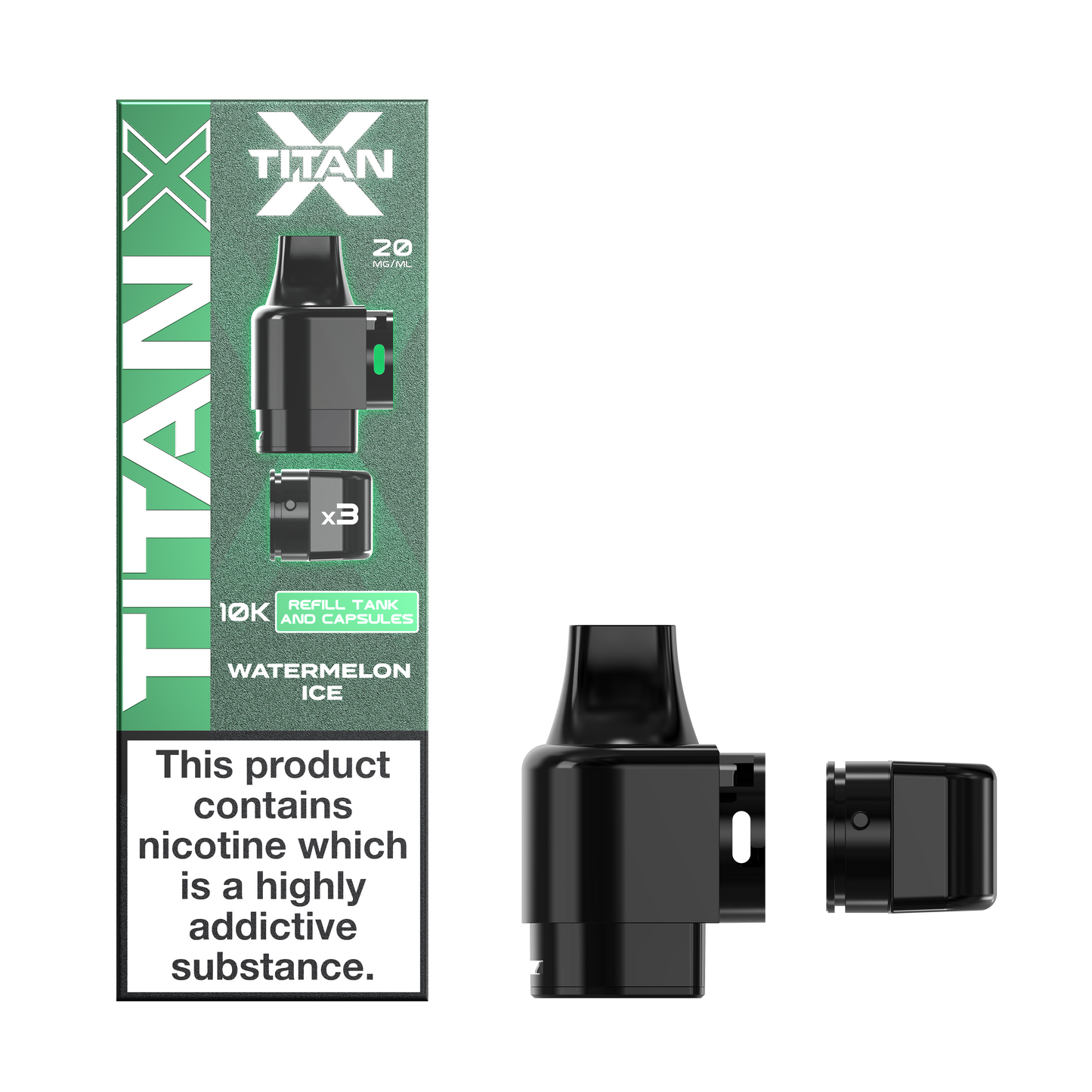 TITAN X - 10K - REFILL PODS (PACK OF 10)