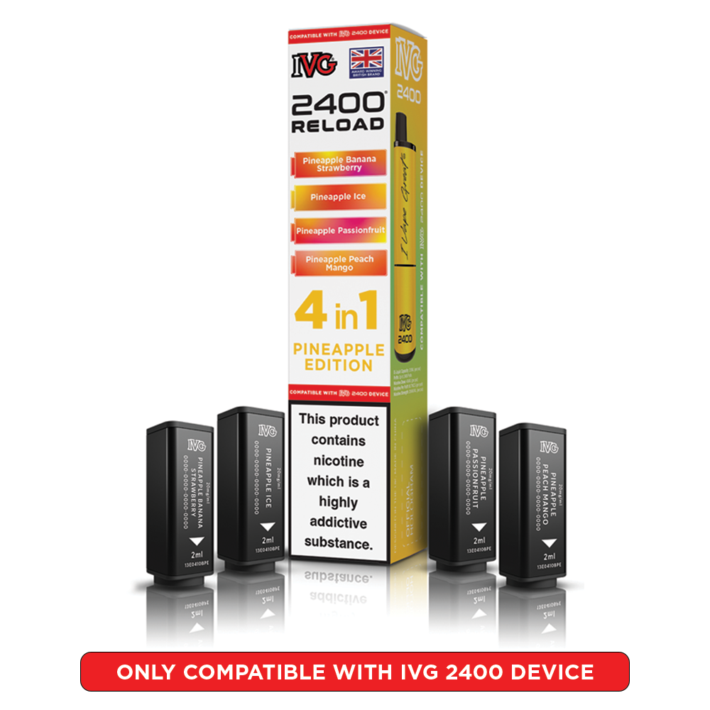IVG - 2400 4 IN 1 - REFILL PODS (PACCK OF 5)
