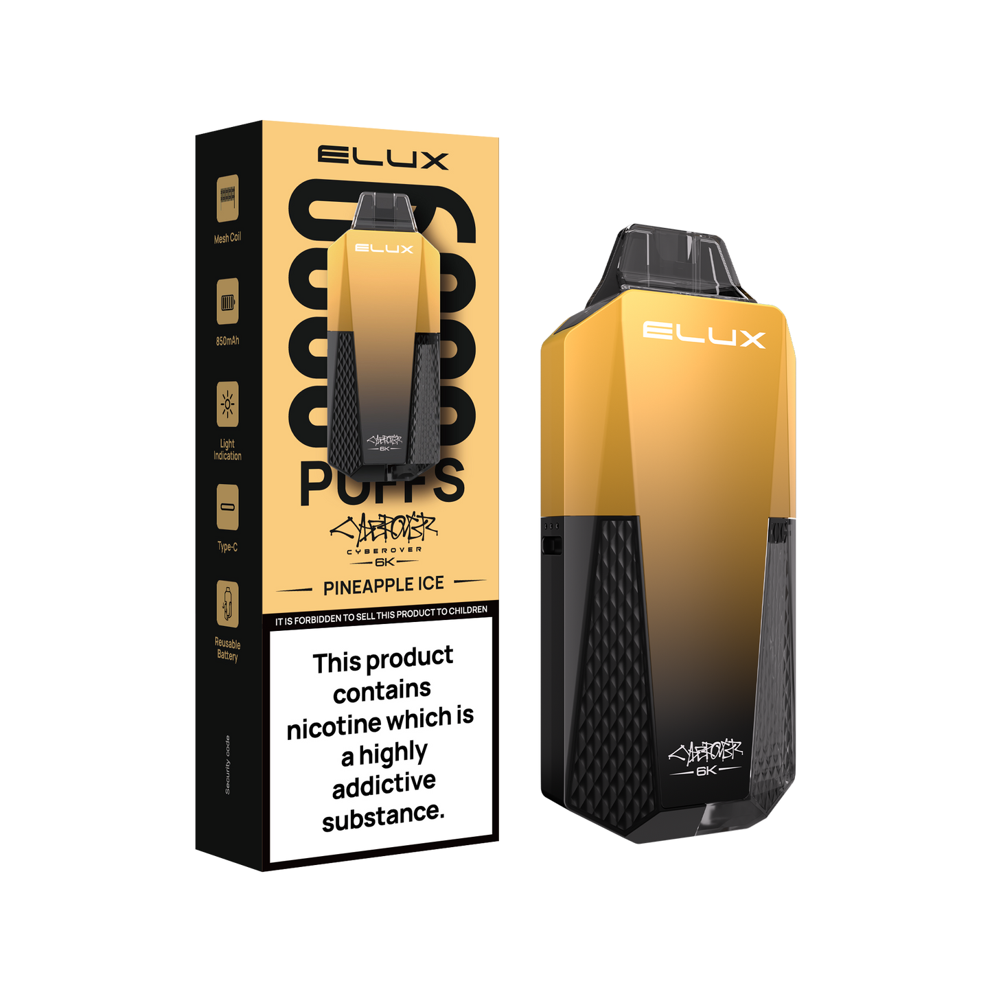 ELUX - CYBEROVER 6K - REFILL PODS (PACK OF 5)