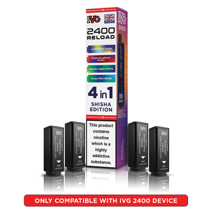 IVG - 2400 4 IN 1 - REFILL PODS (PACCK OF 5)