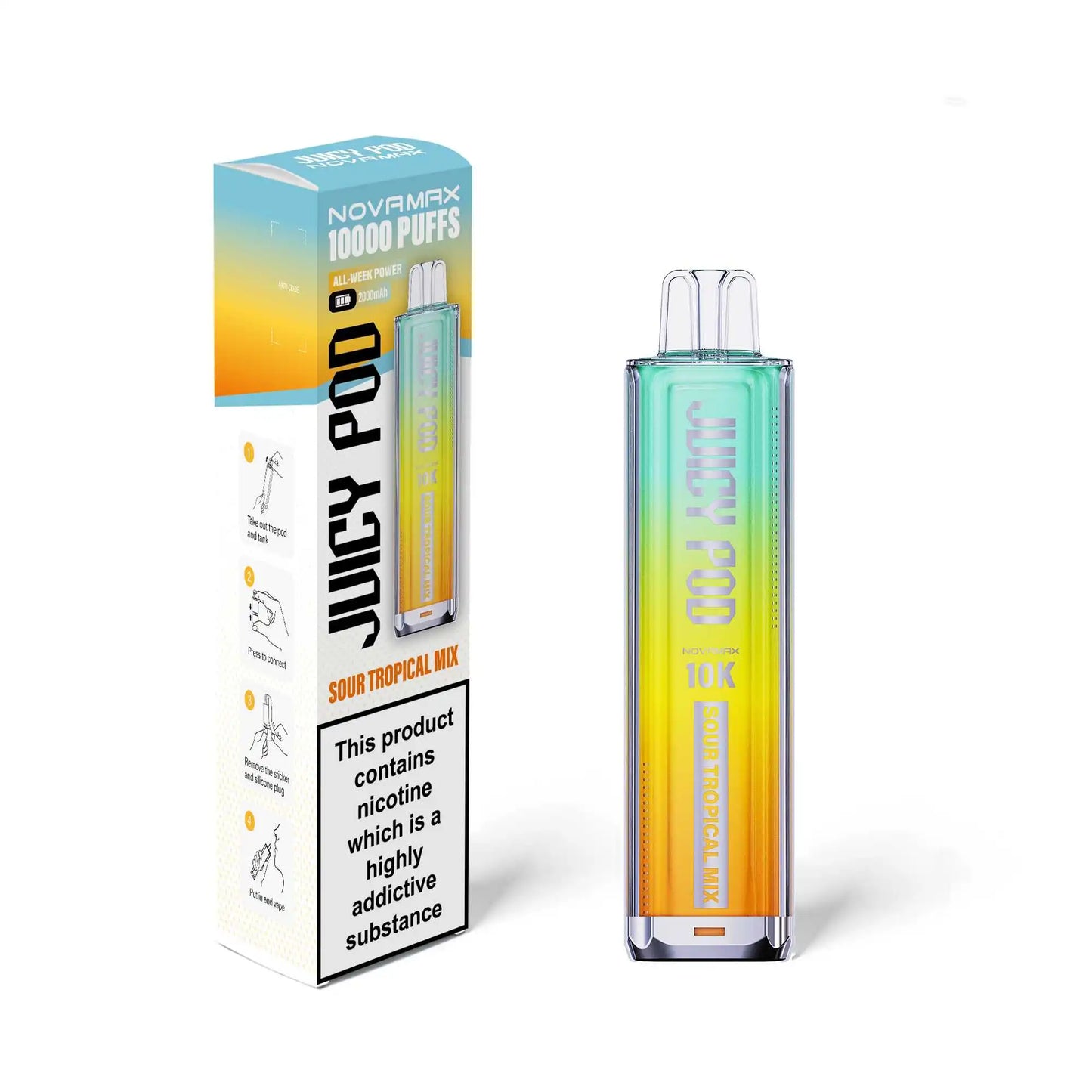 Juicy Pod Novamax 10k Prefilled Pod Kit