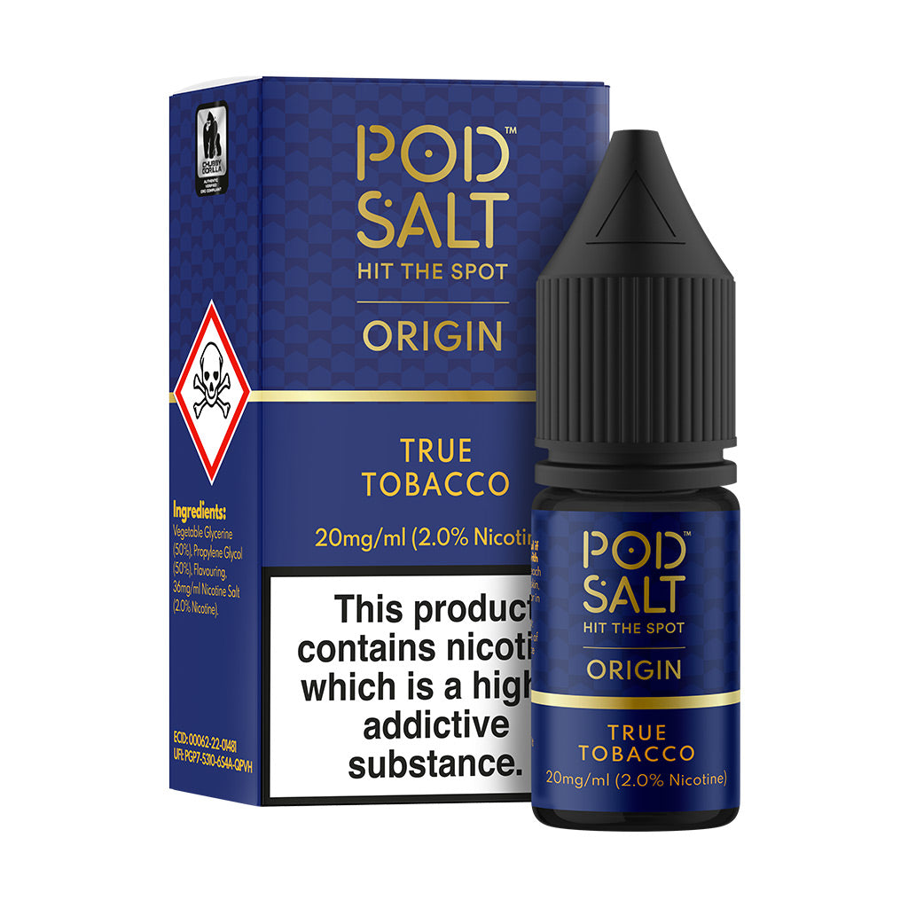 Pod Salt Origin Nic Salts