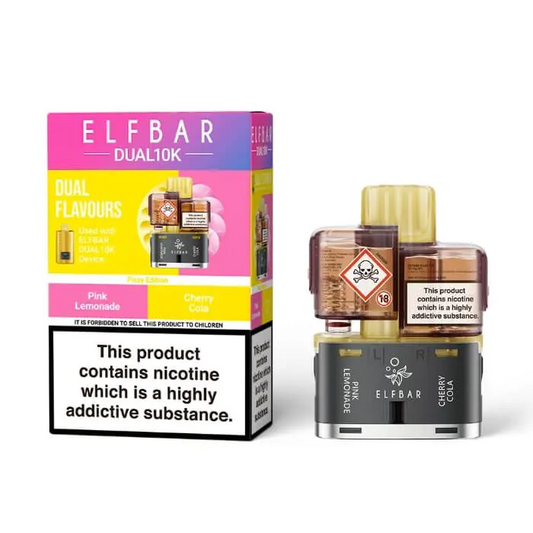 ELFBAR - DUAL 10K - REFILL PODS (BOX OF 5)