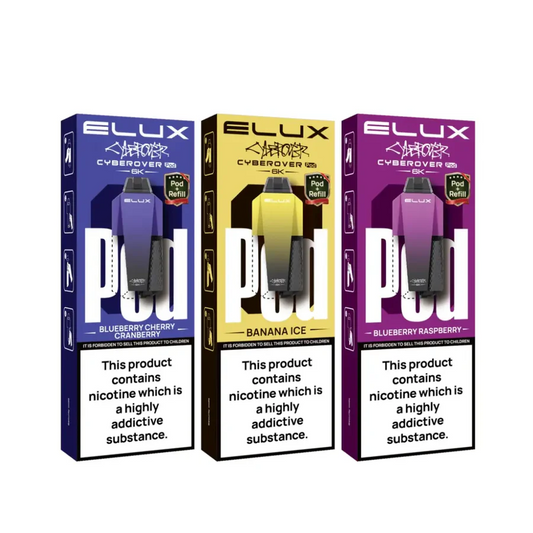 ELUX - CYBEROVER 6K - REFILL PODS (BOX OF 5)