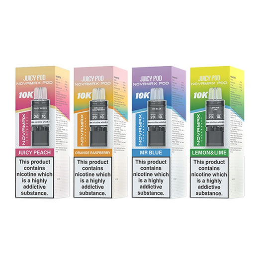 Juicy Pod Novamax 10K Prefilled Replacement Pods