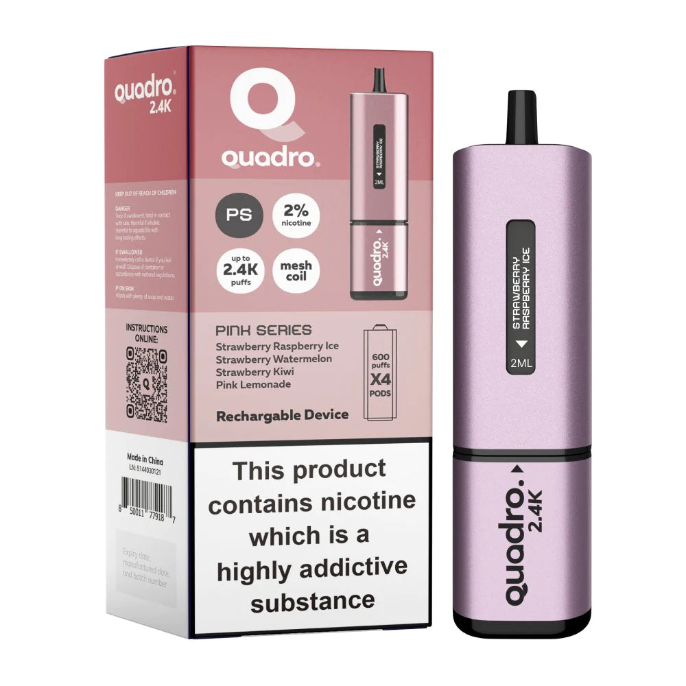 Quadro 2400 Puff Disposable Vape