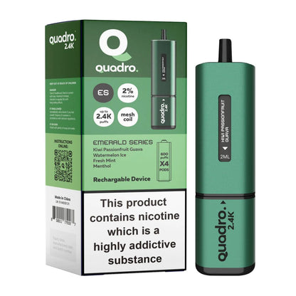 Quadro 2400 Puff Disposable Vape