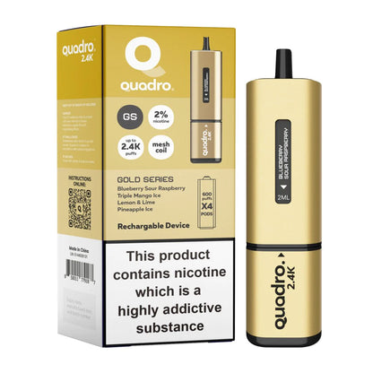 Quadro 2400 Puff Disposable Vape