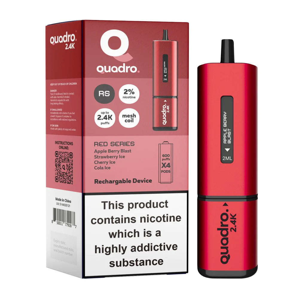 Quadro 2400 Puff Disposable Vape